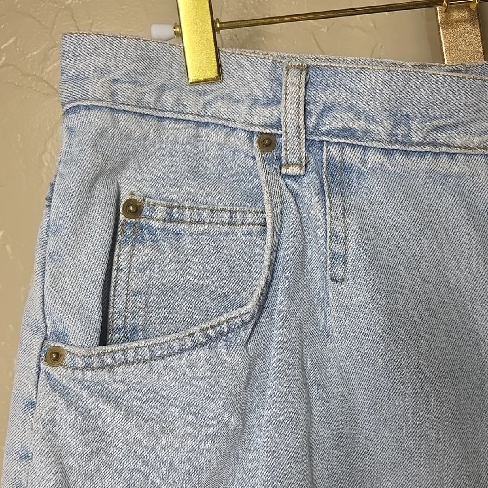 High Sierra Vintage Jorts 90s Denim Baggy Shorts High Waist 100% Cotton